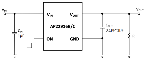 AP22916的典型应用电路